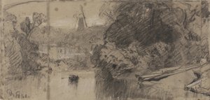 River Landscape, Probably near Thorpe, Norfolk